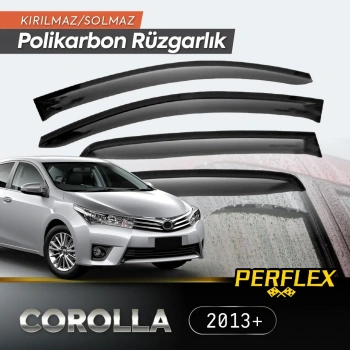 VipMarketim Perflex Polikarbon Kırılmaz Rüzgarlık V2 Mugen Toyota Corolla 2013+