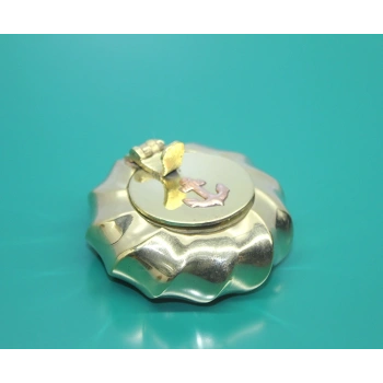 VipMarketim Pirinç Çapalı Kapaklı Küllük 6 Cm