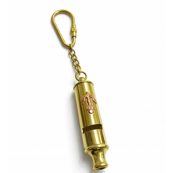 VipMarketim Pirinç Düdük Anahtarlık