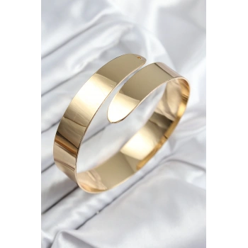 VipMarketim Pirinç Sarmal Model Gold Renk Pazu Bileklik 5886