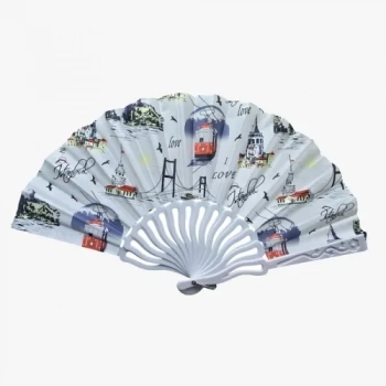 VipMarketim Plastik Kumaş Yelpaze 12li İstanbul