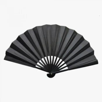 VipMarketim Plastik Kumaş Yelpaze 12li Siyah