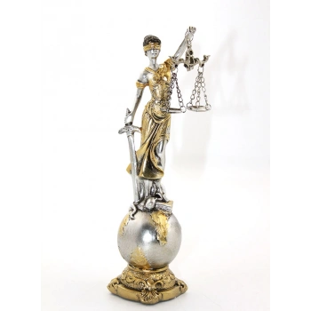 VipMarketim Polyester Adalet Figürü
