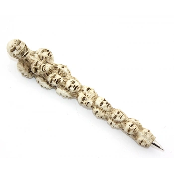 VipMarketim Polyester Kurukafa Tükenmez Kalem Model 2