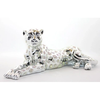 VipMarketim Polyester Oturan Kaplan Figürü