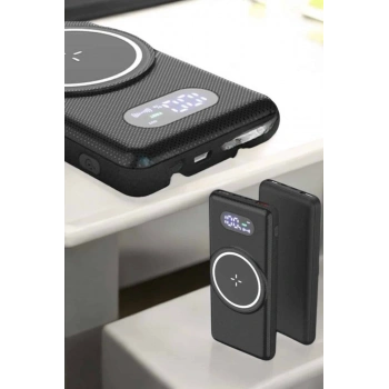 VipMarketim Powerbank Taşınabilir 10.000 Mah Hızlı Şarj Dijital Göstergeli