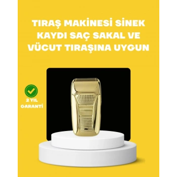 VipMarketim Profesyonel Kuru Kullanım Sakal Tıraş Makinesi Çift Başlıklı