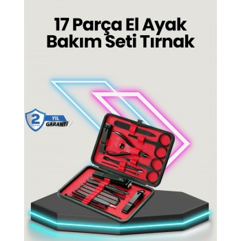 VipMarketim Profesyonel Paslanmaz Çelik Manikür & Pedikür Seti