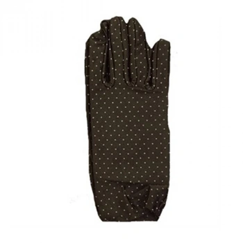 VipMarketim Kahverengi Puantiyeli Çocuk Eldiveni