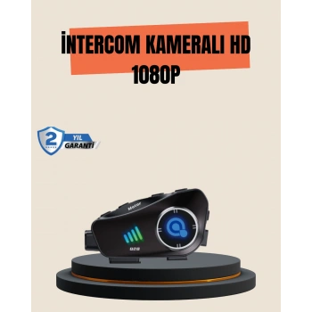 VipMarketim Q28 Motosiklet Kask Bluetooth Kulaklık Full HD 1080P Kamera
