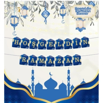 VipMarketim Ramazan Banner Süs - Hoşgeldin Ramazan