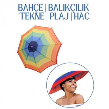 VipMarketim Relax Eller Serbest 4 Mevsim Kafa Şemsiyesi
