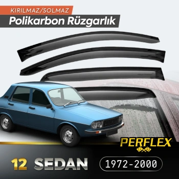 VipMarketim Renault 12 Sedan 1972-2000 Cam Rüzgarlığı V2 Mugen