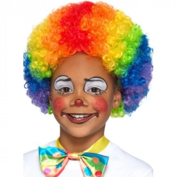 VipMarketim Rengarenk Kıvırcık Afro Peruk Bonus Saç 120 Gr