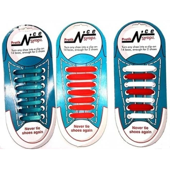 VipMarketim Renkli Silikon Ayakkabı Bağcıkları