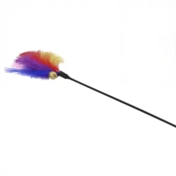 VipMarketim Renkli Tüylü ve Zilli Kedi Oltası