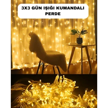 VipMarketim Romantik Ambiyans İçin Uzaktan Kumandalı Günışığı Peri Led