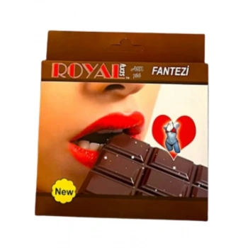 VipMarketim Royal Yenilebilir Tanga Sütyen Çikolata Aromalı