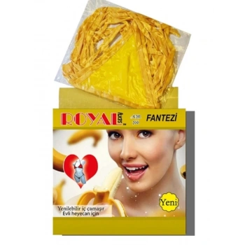 VipMarketim Royal Yenilebilir Tanga Sütyen Muz Aromalı