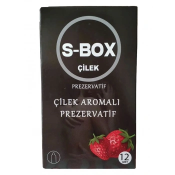 VipMarketim S-Box Çilek Aromalı Prezervatif 12'li