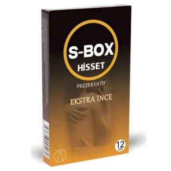 VipMarketim S-Box Ekstra İnce Prezervatif 12li Paket