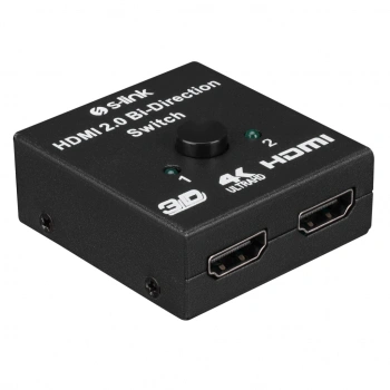 VipMarketim S-link SL-LU613 2 Port HDMI Çift Yönlü Switch ve Splitter(1923)