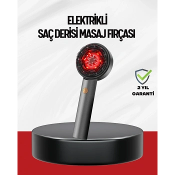 VipMarketim Saç Büyüme Destekleyici Elektrikli Masaj Tarak Yağ Aplikatörlü