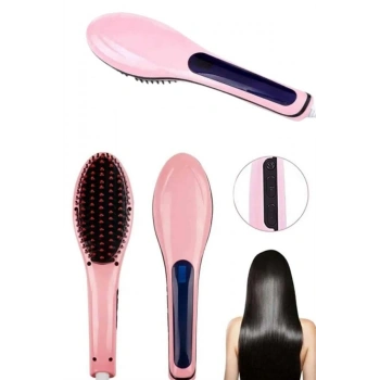 VipMarketim Saç Fırça Akıllı LCD Ekran Pratik Saç Düzleştirici Tarak Pratik Taşınabilir