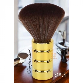 VipMarketim Samur Kıl Ense Fırçası Gold Effect Absolute Professional