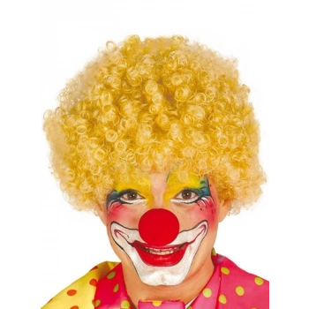 VipMarketim Sarı Renk Kıvırcık Afro Palyaço Seti