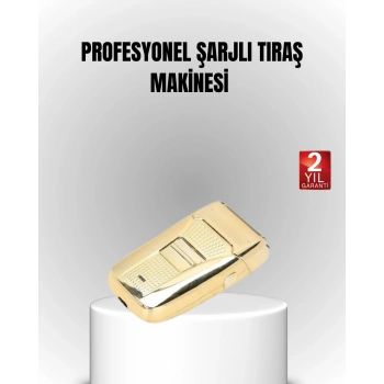 VipMarketim Şarjlı Islak Kuru Tıraş Makinesi Cilt Dostu Hassas Bıçaklı