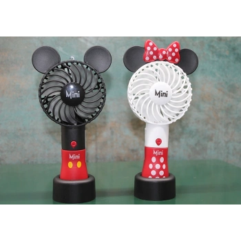 VipMarketim Şarjlı Masa Ve El Fanı Vantilatör 2 Kademeli Model 1