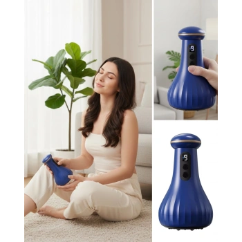 VipMarketim Şarjlı Masaj Cihazı Baş Boyun Omuz Kullanımına Uygun