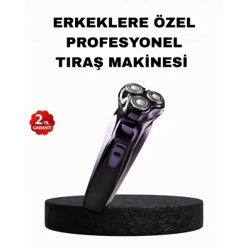 VipMarketim Şarjlı Saç ve Sakal Tıraş Makinesi Kablosuz Kompakt Tasarımlı