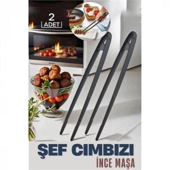 VipMarketim Şef Cımbızı İnce Maşa Kragness Design