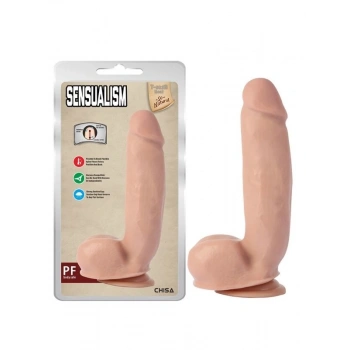 VipMarketim Sensualism 21cm Kıkırdaklı Gerçekçi Dildo