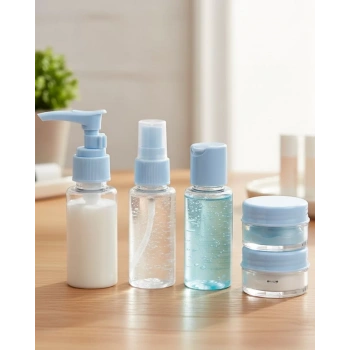 VipMarketim Seyahat İçin 5’li Şeffaf Dolum Şişesi Seti 30 ml