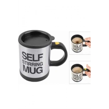 VipMarketim Sıcak Tutan Termos Bardak Kendi Kendini Karıştıran Mikser Kupa