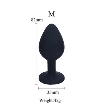 VipMarketim Silikon Anal Tıkaç M Boy