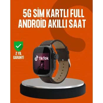 VipMarketim SIM Kartlı Akıllı Saat AMOLED Ekran Android Sistem