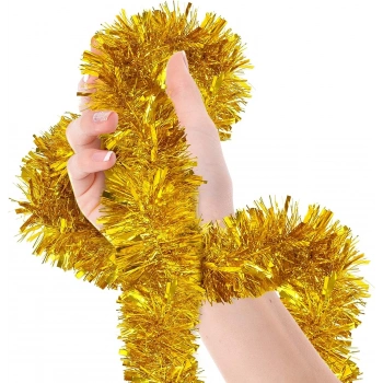 VipMarketim Simli Parti Süsü 2 Metre Gold