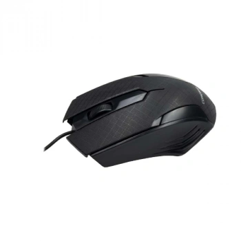 VipMarketim Siyah Mat Desenli USB Kablolu 3D Optik Mouse