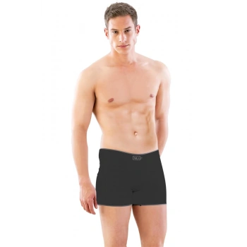 VipMarketim Siyah Mi Emay Seamless Uzun Erkek Boxer (Kod:2108)