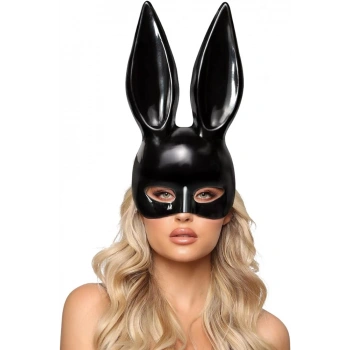 VipMarketim Siyah Renk Ekstra Lüks Uzun Kulaklı Tavşan Maskesi