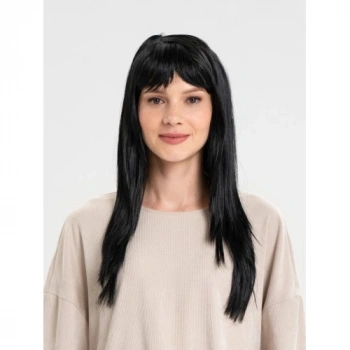 VipMarketim Siyah Renk Uzun Parti Peruğu