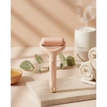 VipMarketim Soğuk Jel Başlıklı Buz Silindiri Yüz Masaj ve Bakım Aleti