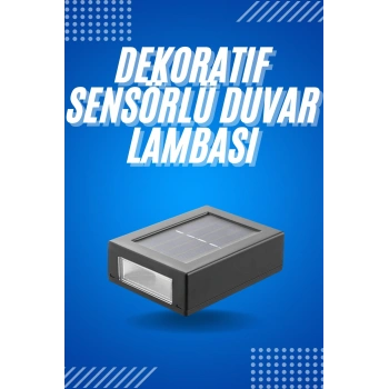 VipMarketim Solar Güneş Enerjili Çift Taraflı Duvar Lambası Çift Taraflı Duvar Lamba Güneş Enerjili