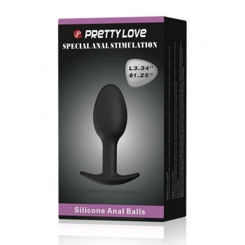 VipMarketim Special Anal Stimulation İçi Ağırlıklı Top Olan Anal Plug Tıkaç