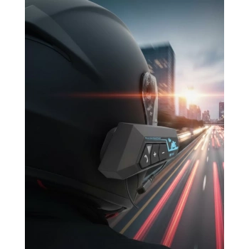 VipMarketim Su Geçirmez Motosiklet Kask Kulaklık 1000mAh Batarya