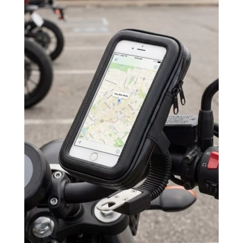 VipMarketim Su Geçirmez Motosiklet Scooter Telefon Standı Dokunmatik Ekranlı Bisiklet Tutucu